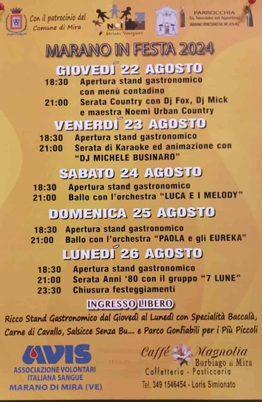 Marano in Festa Conetta