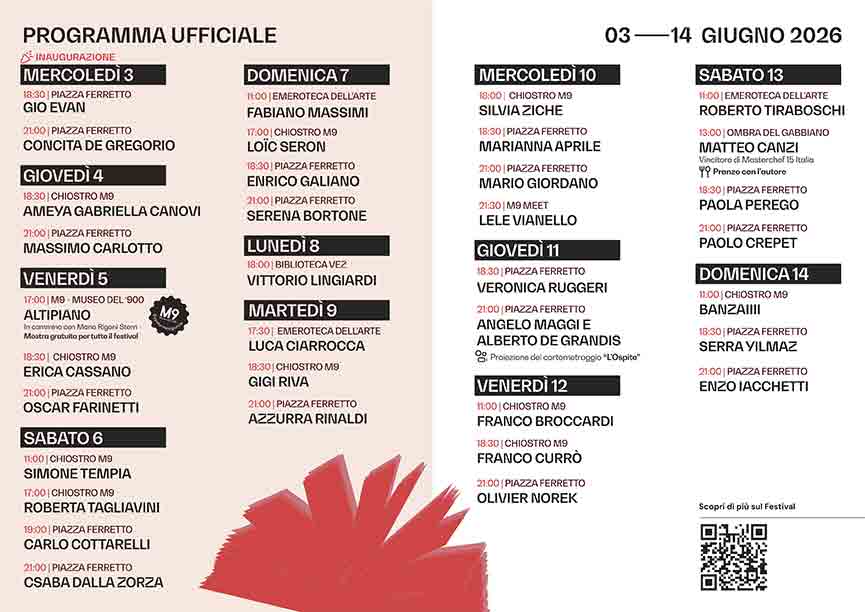 Programma Mestre Book Fest Mestre