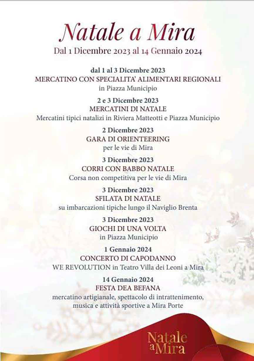 Concerto Capodanno Natale a Mira