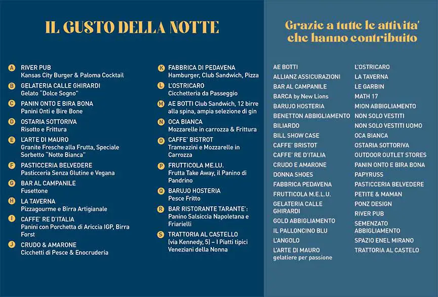 Gastronomia Notte Bianca di Mirano