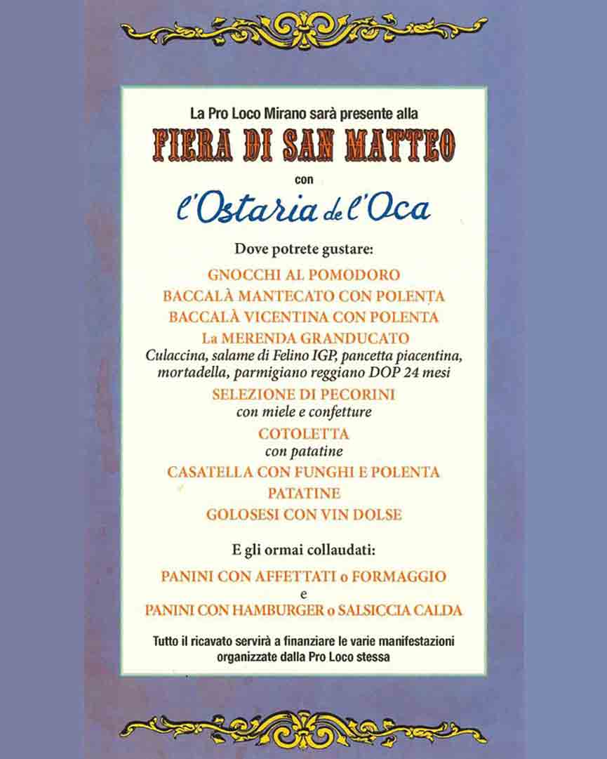 Fiera di San Matteo di Mirano Venezia