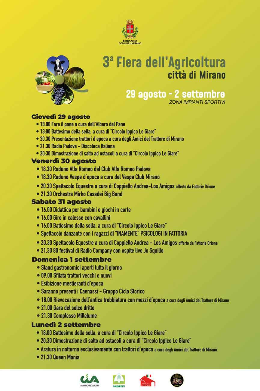 Fiera dell'Agricoltura di Mirano Venezia