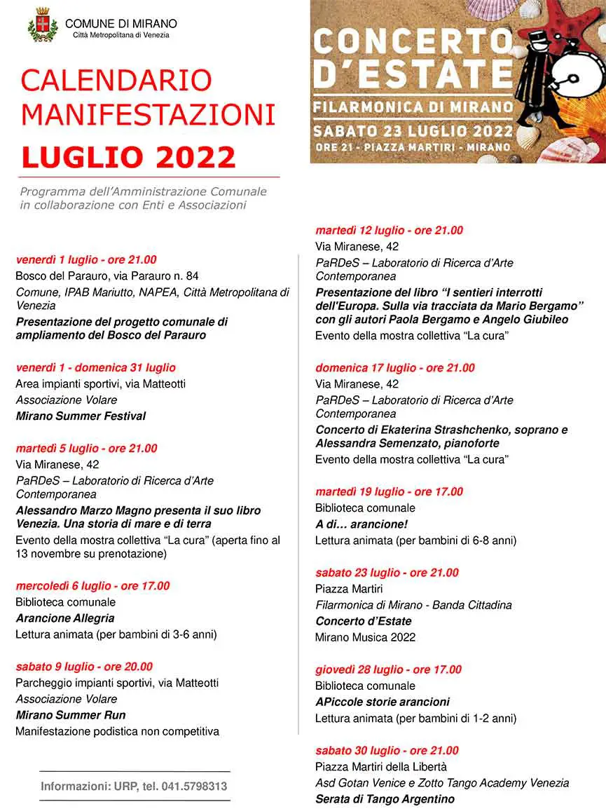 Eventi Estate Mirano