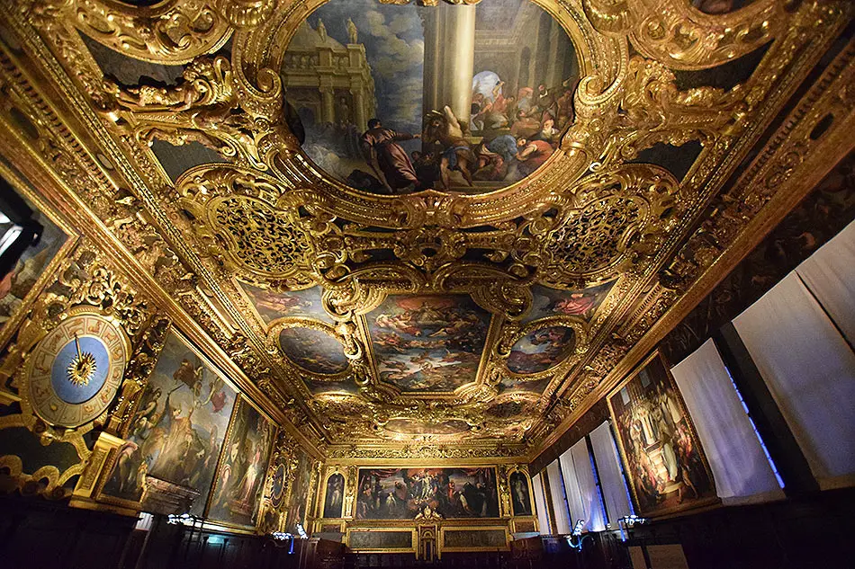 Sala del Senato di Palazzo Ducale a Venezia