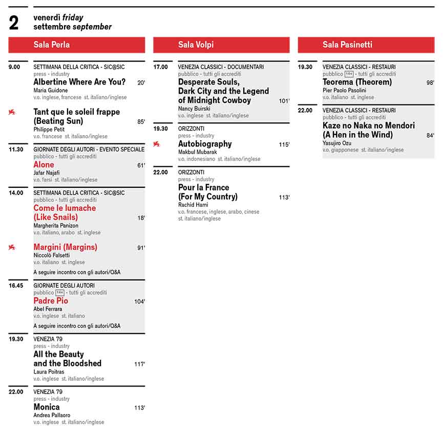 Mostra del Cinema di Venezia