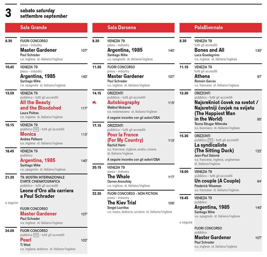 Mostra del Cinema di Venezia