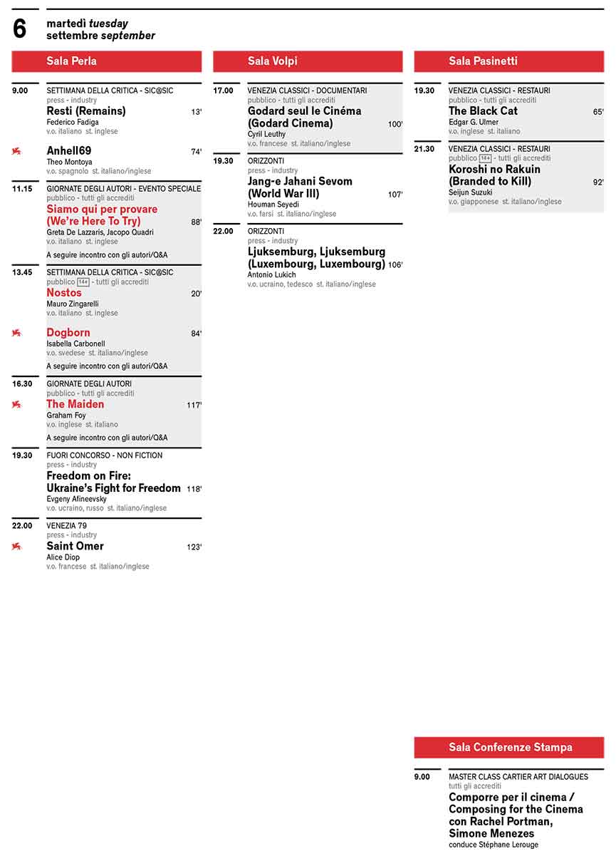 Mostra del Cinema di Venezia