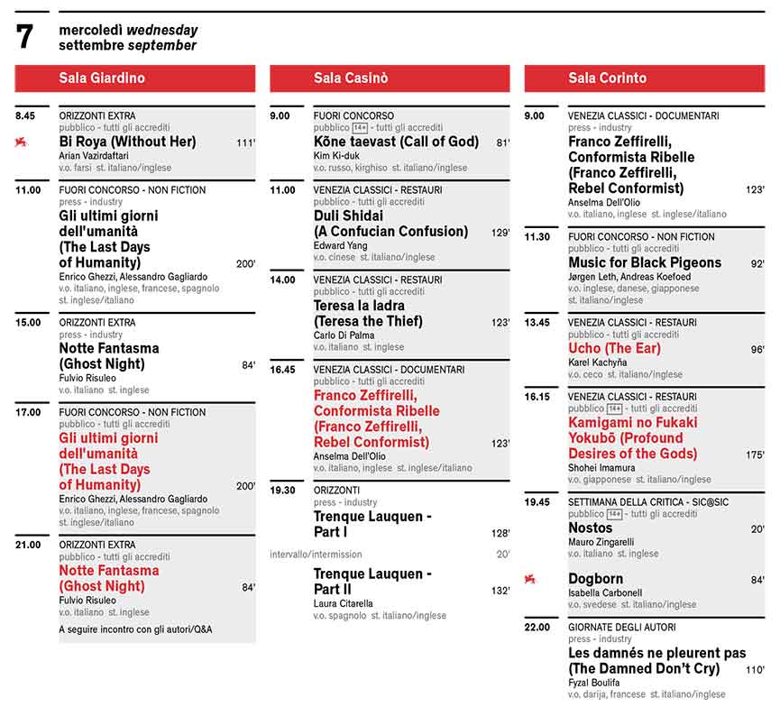 Mostra del Cinema di Venezia