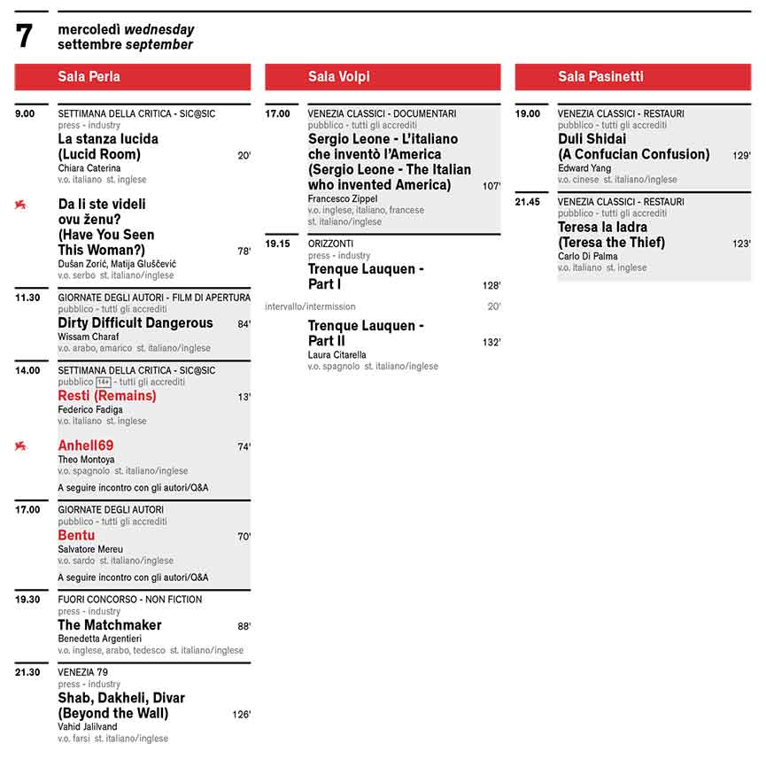 Mostra del Cinema di Venezia