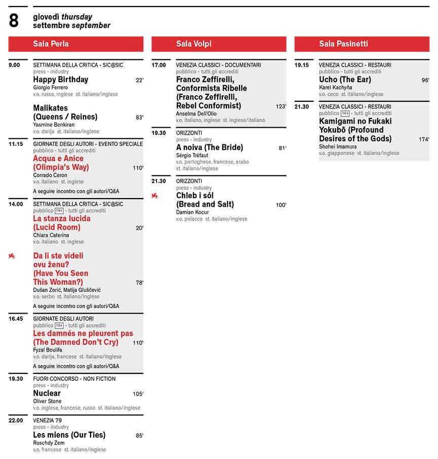 Mostra del Cinema di Venezia