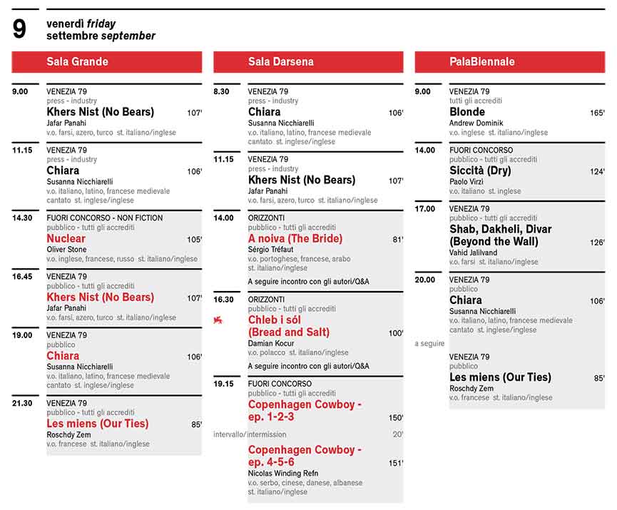 Mostra del Cinema di Venezia