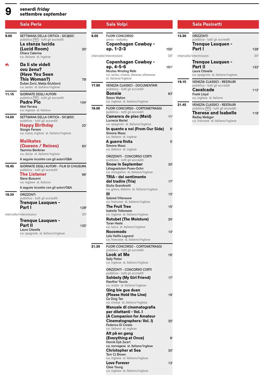Mostra del Cinema di Venezia
