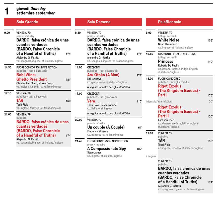 Mostra del Cinema di Venezia