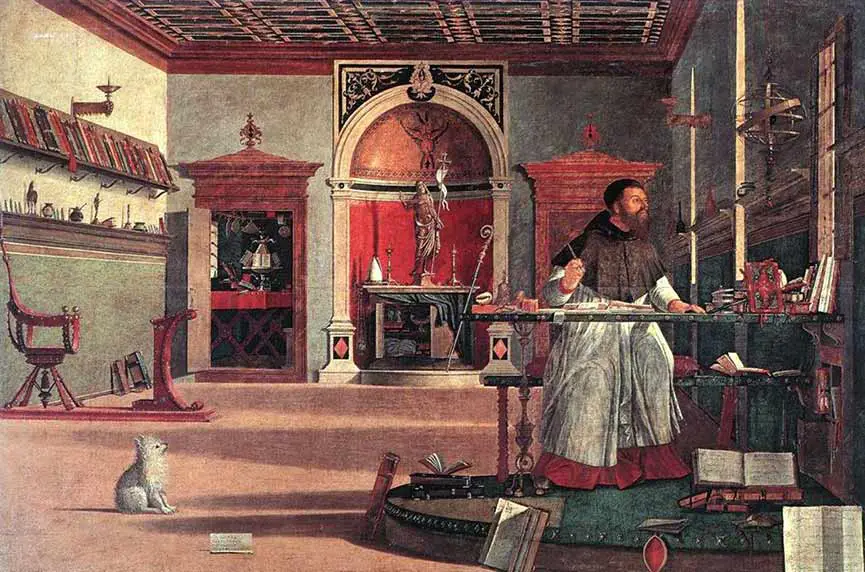 Visione di Sant'Agostino - Vittore Carpaccio Venezia