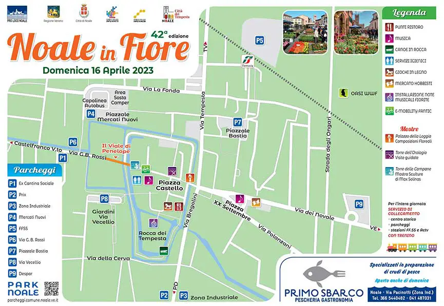 Mappa Noale in Fiore