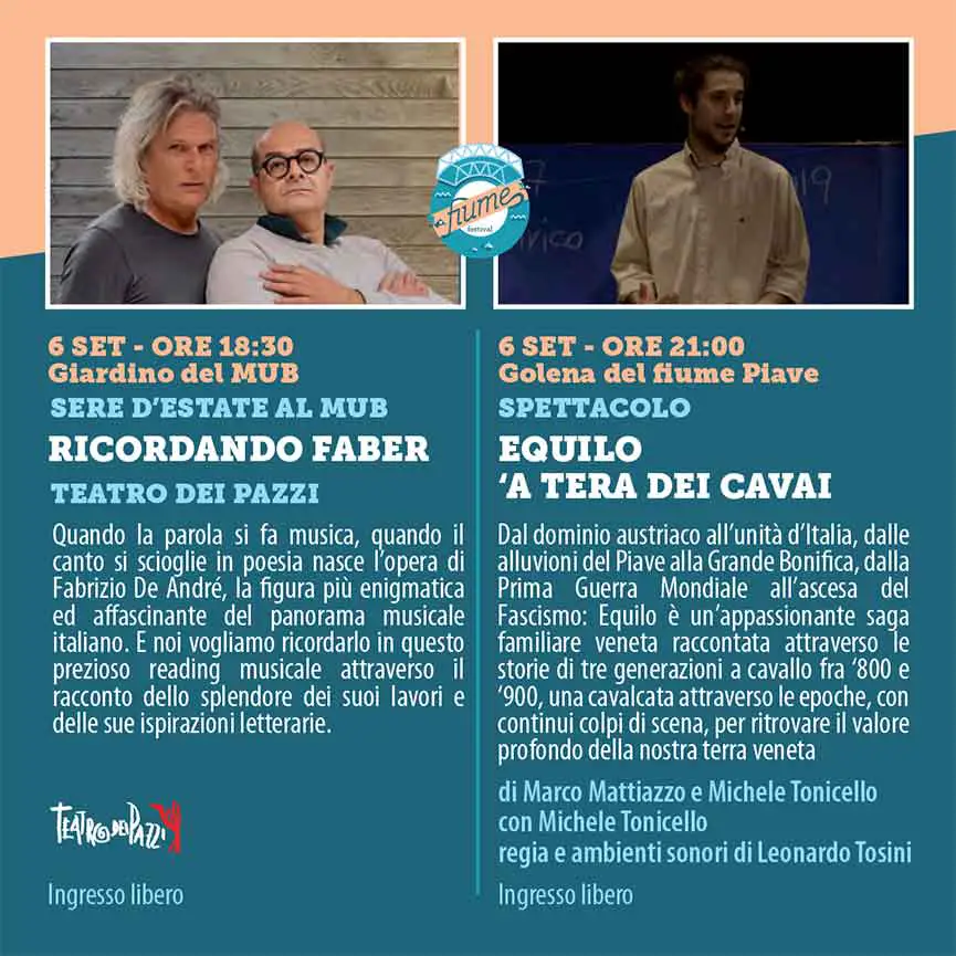Programma Fiume Festival  - San Donà di Piave