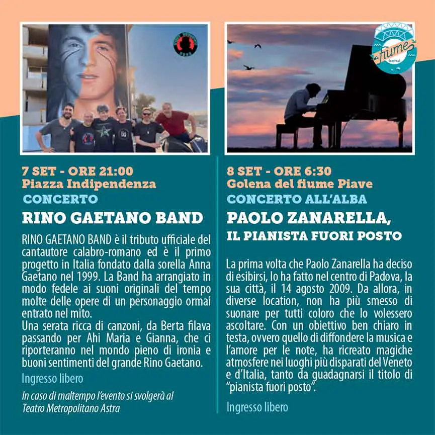 Programma Fiume Festival  - San Donà di Piave