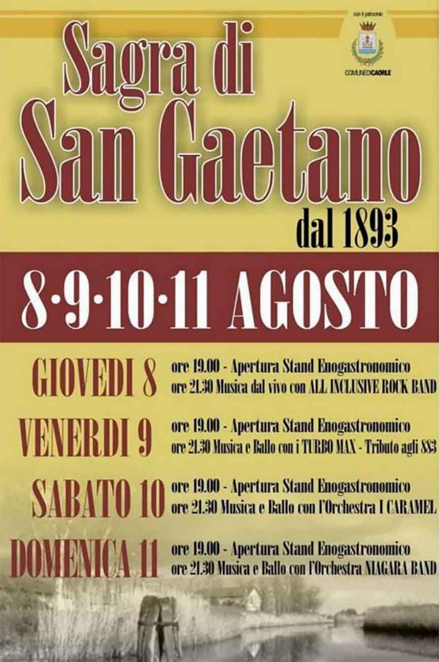 Sagra di San Gaetano, Caorle