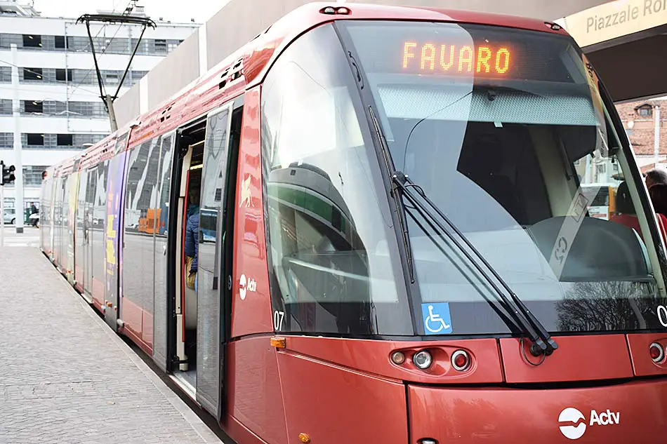 Autobus Linea T1 tram Actv Favaro Venezia