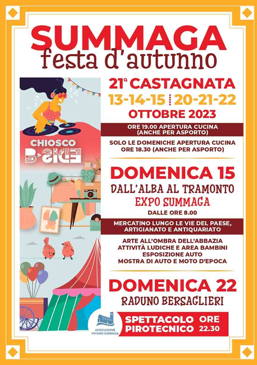 Programma Castagnata a Summaga